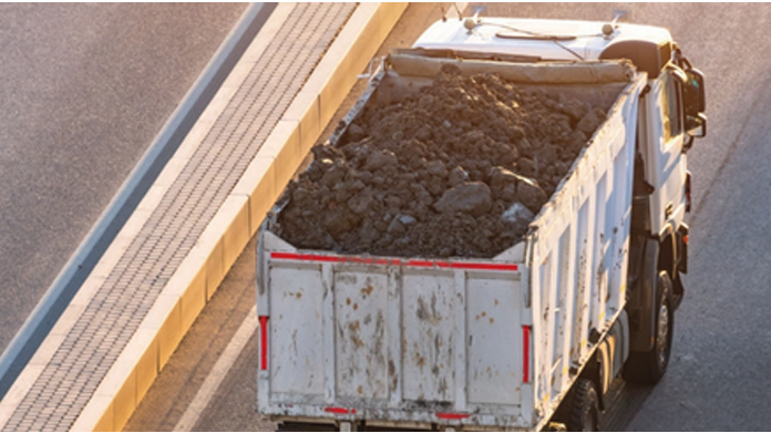 Coal transportation semi-trailer